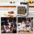 Suszarka do żywności stal nierdzewna 8 poziomów 30–90°C timer LENCONCHEF