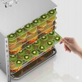 Suszarka do żywności stal nierdzewna 8 poziomów 30–90°C timer LENCONCHEF