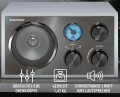 Radio sieciowe kuchenne FM Retro Bluetooth Blaupunkt RXN180WH SG