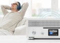 Radio internetowe retro białe Bluetooth CD radio Blaupunkt Milano