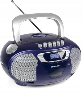Boombox Radioodtwarzacz |Radio FM|CD/MP3|USB|Kaseta| Blaupunkt B110 BL  