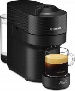 Ekspres do kawy na kapsułki Nespresso Vertuo DeLonghi ENV90.B czarny (Outlet)