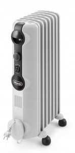 Grzejnik elektryczny olejowy 1500W 7 żeber Delonghi TRRS0715 (Outlet)