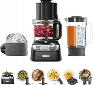 Robot kuchenny wielofunkcyjny Kenwood FDM72.990BK MultiPro XL 3l waga 1000W  (Outlet)