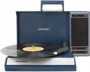 Gramofon z głośnikiem Walizka Crosley Spinnerette CR6016A-BL4 niebieski (Outlet)