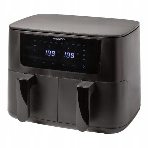 Frytkownica Beztłuszczowa dwukomorowa air fryer AMBIANO 8l GT-DAF-01